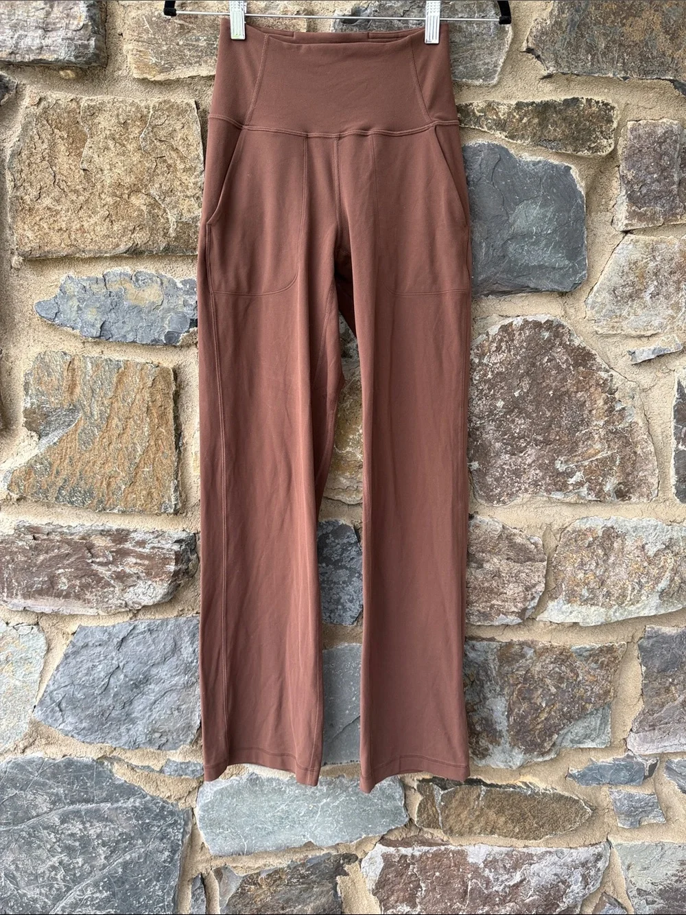 Lululemon Athletica Align Wide Leg High-Rise Pant In Roasted Brown Size 2